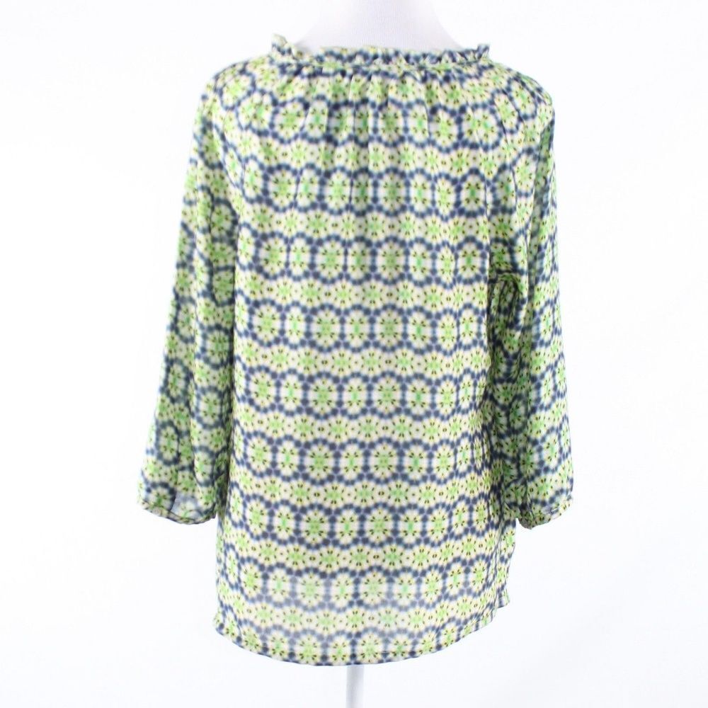 Clements Ribeiro blue blouse 10 - Picture 7 of 8